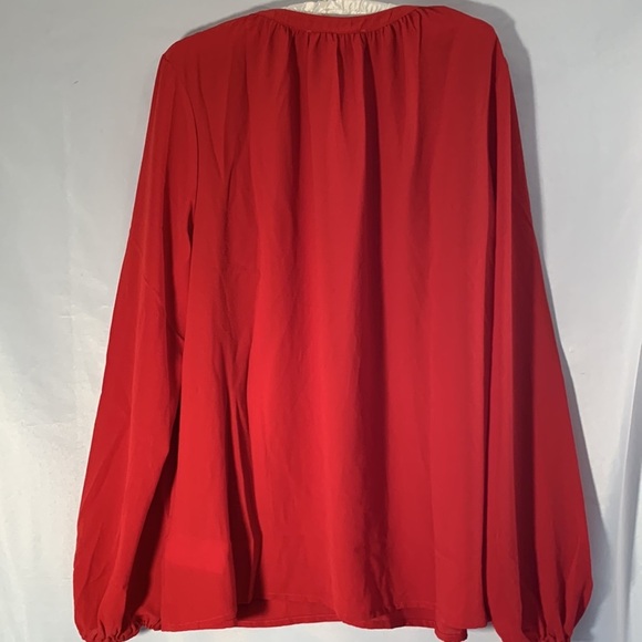 Michael Kors studded V-neck top size large - Picture 2 of 6